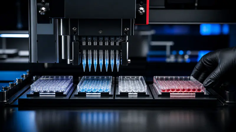 Editorial laboratory scene for Canada GLP-1 research-peptide class comparison: Sema, Tirz, Reta, Cagri