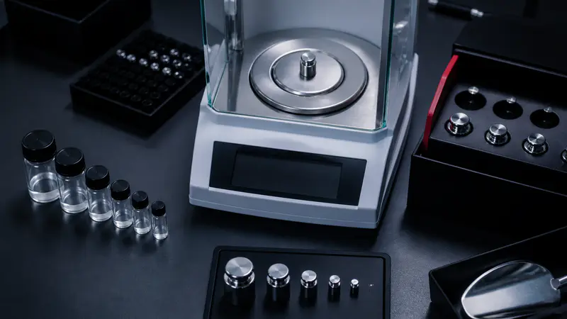 Editorial laboratory scene for Research peptide cost per mg: how to compare honestly