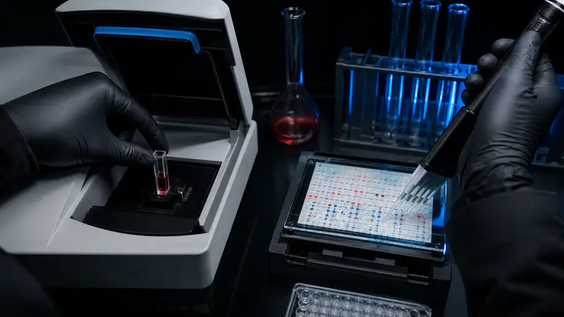 Editorial laboratory scene for NAD+ has two jobs, and most protocols account for one
