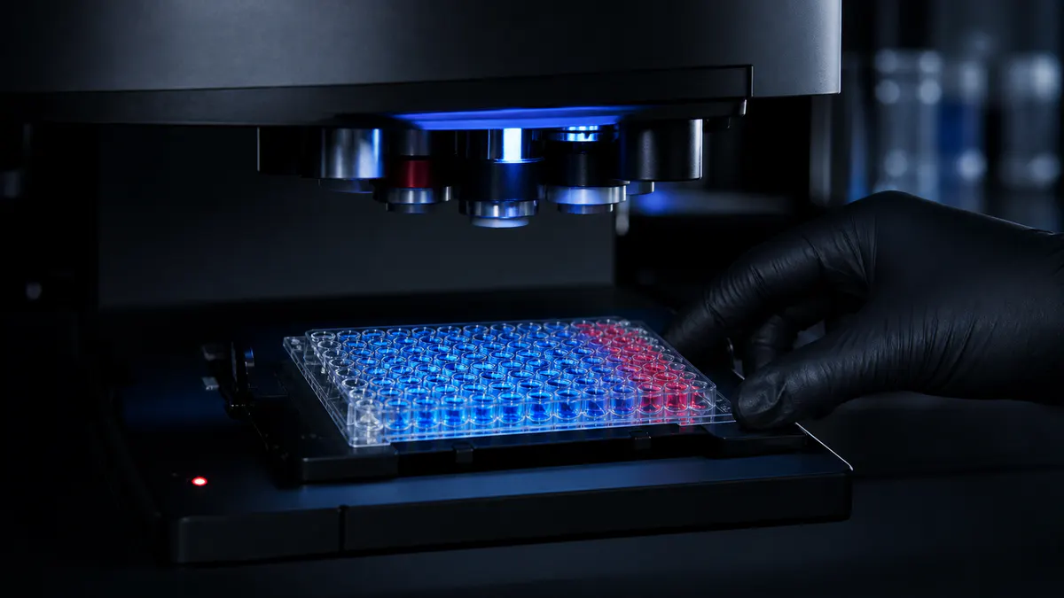 Editorial laboratory scene for Peptide receptor-binding assays: a short primer