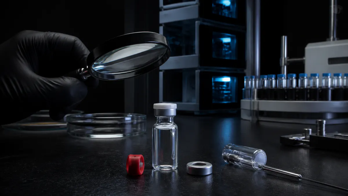Editorial laboratory scene for How to spot a fake peptide supplier in Canada