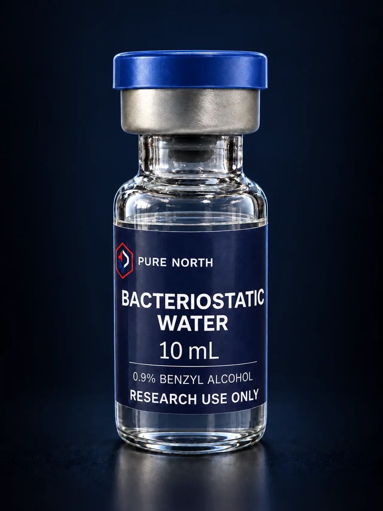 Pure North Peptides Bacteriostatic Water 10 mL vial