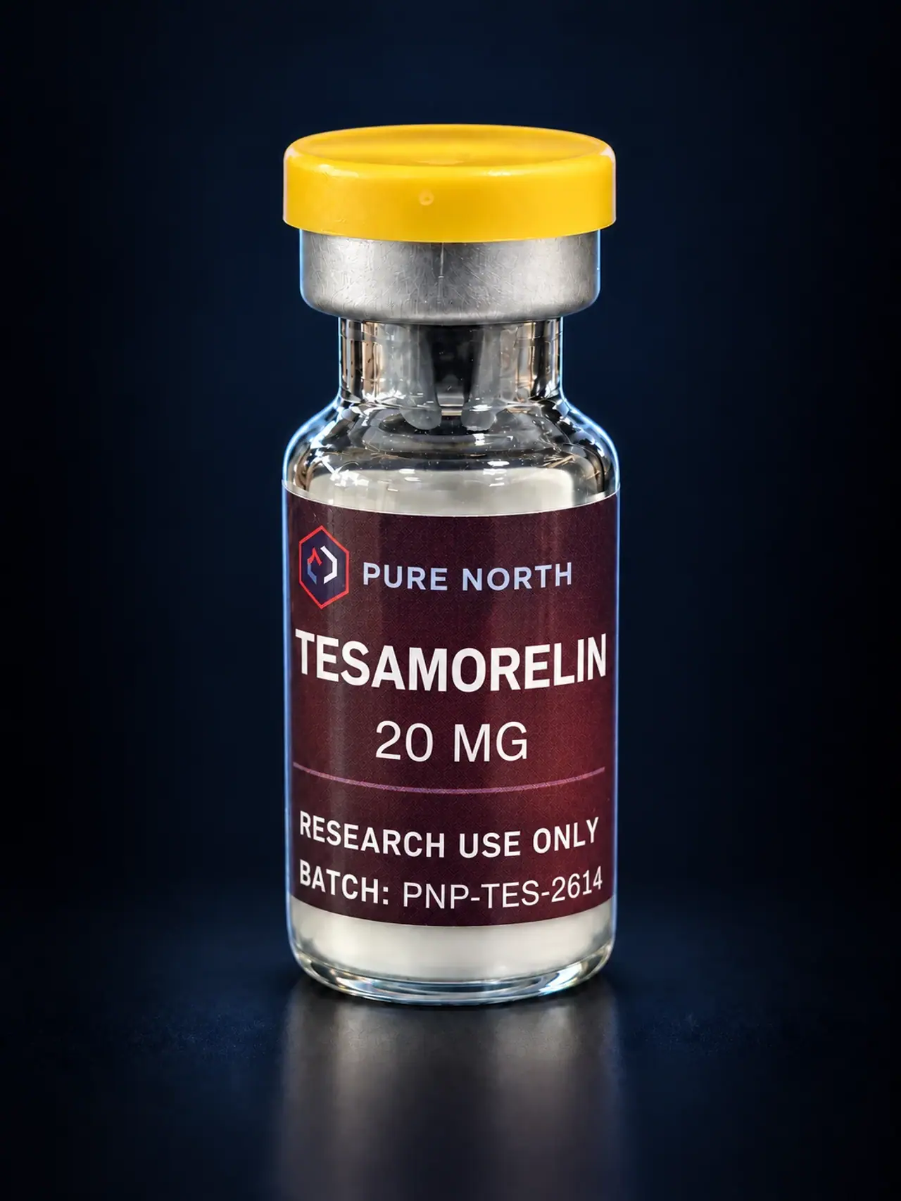 Pure North Peptides Tesamorelin 20 mg vial