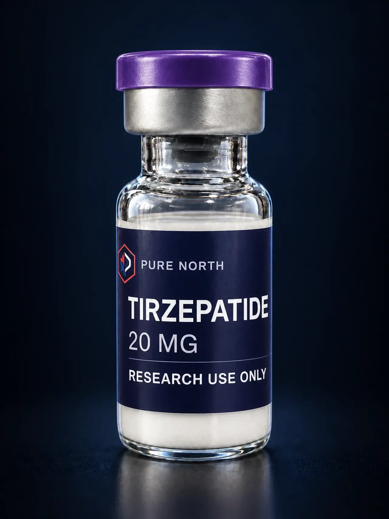 Pure North Peptides Tirzepatide 20 mg vial